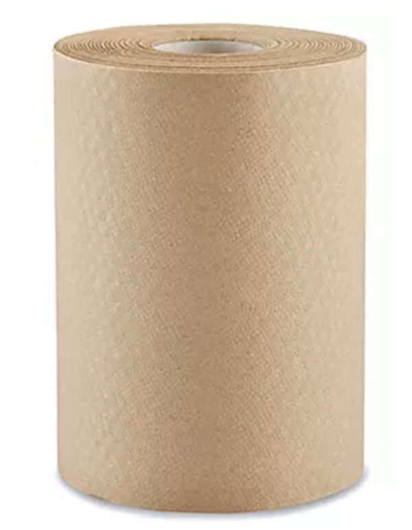 Paper Towels Brown 8″ Roll